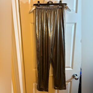 Vintage gold lame Women's pants